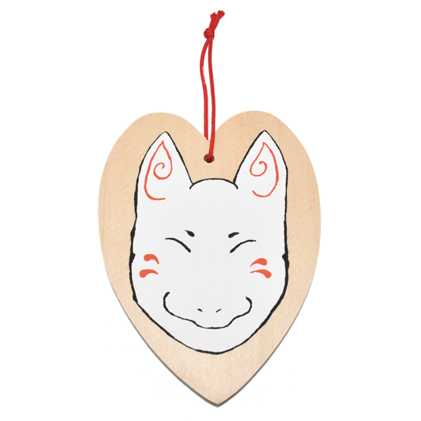 長山稲荷社 白狐絵馬